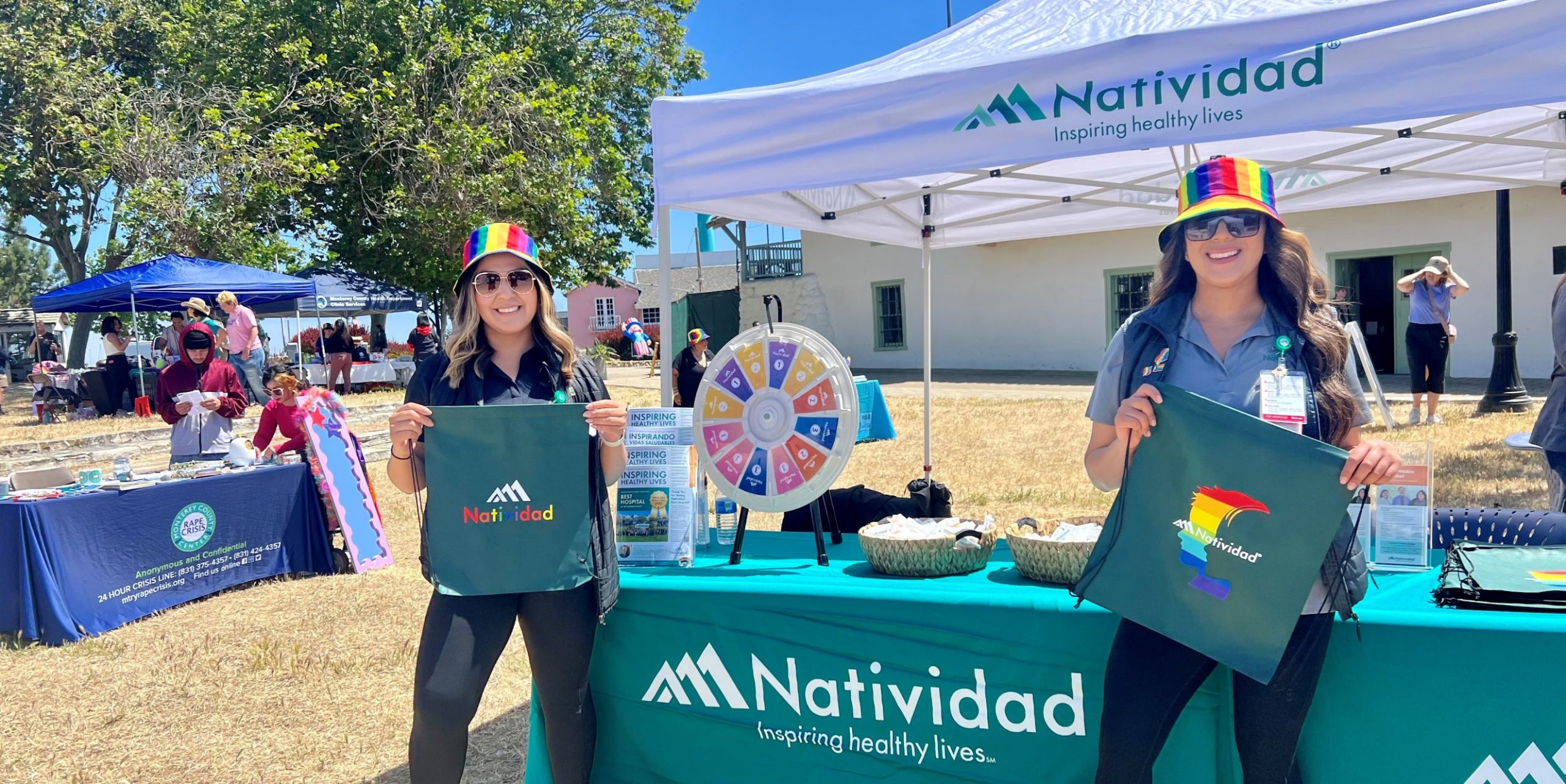 Natividad Booth in Monterey