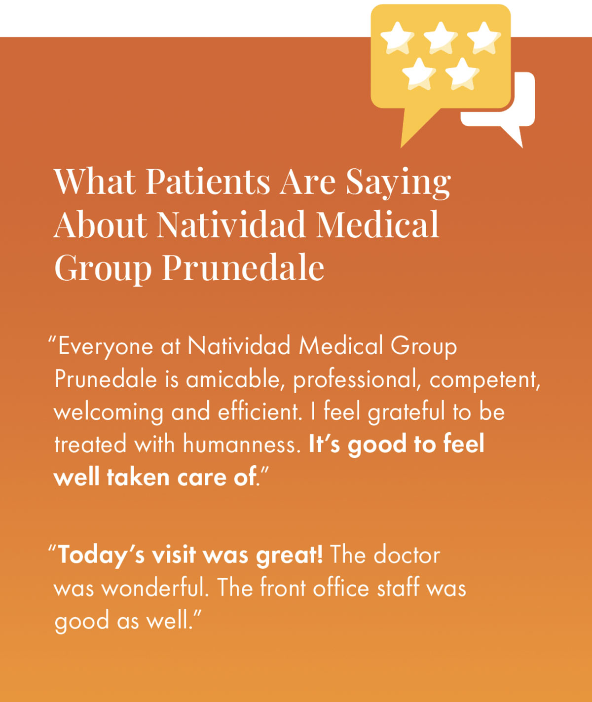 Patient Testimonials